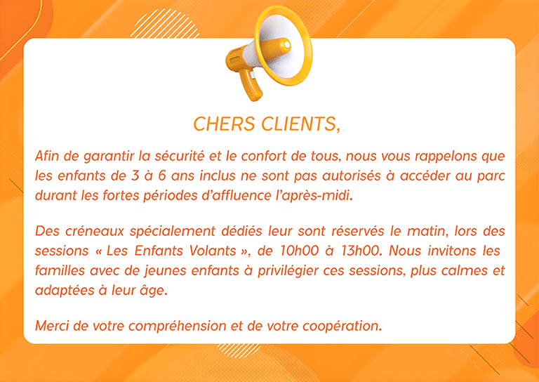 Information enfants de 3 à 6 ans