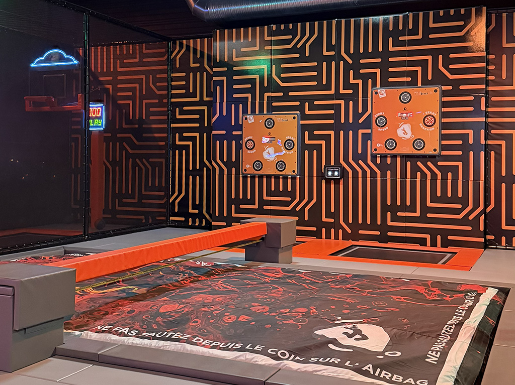 Espace trampoline la poutre