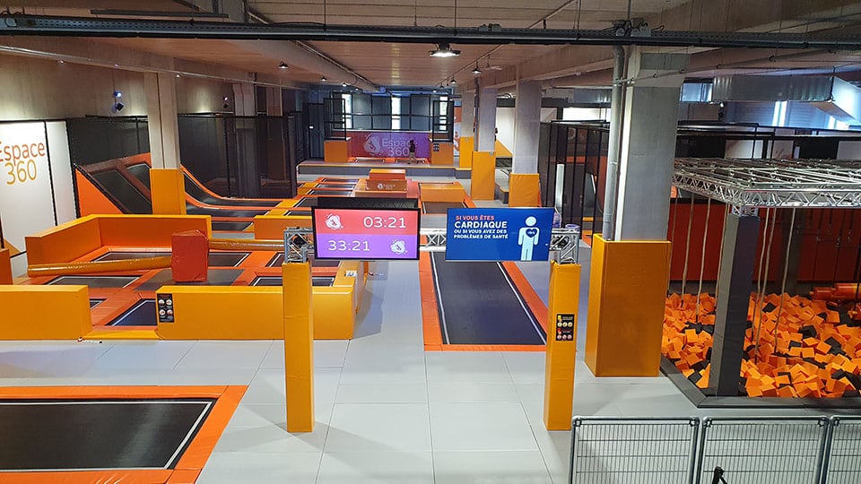 Découvrez tous nos jeux Espace 360 de trampolines à Rouen