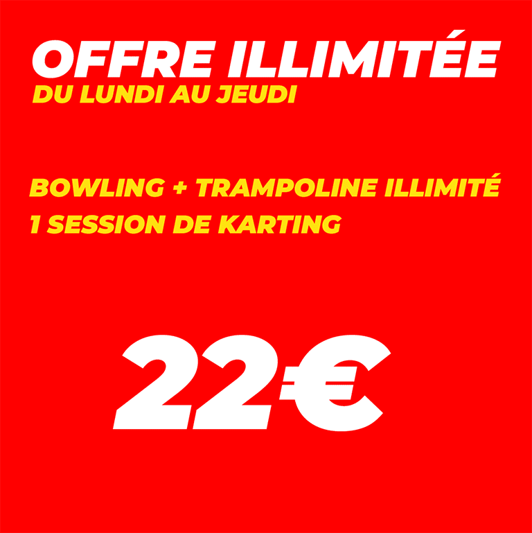 Offre illimitée du lundi au jeundi